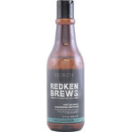 Redken Șampon de păr revigorant cu mentă pentru bărbați Brews 1×300 ml, șampon