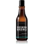 Redken Șampon de păr revigorant cu mentă pentru bărbați Brews 1×300 ml, șampon