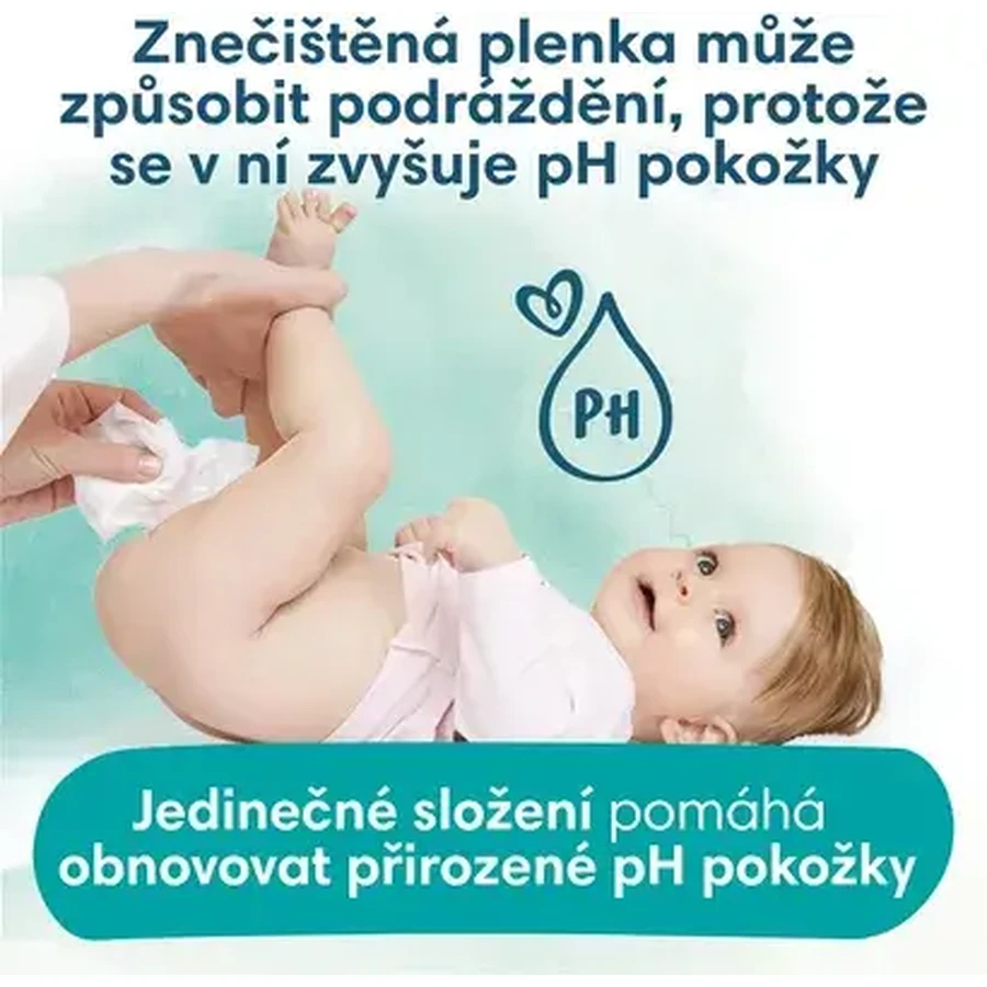 Pampers Harmonie Protect & Care, Babytücher 4 x 44 Stk