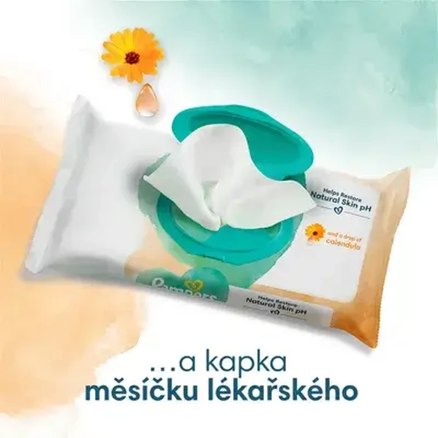 Pampers Harmonie Protect & Care, Babytücher 4 x 44 Stk