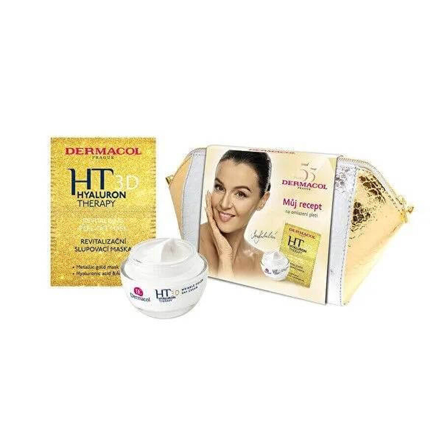 Dermacol DB Hyaluron Therapy 3D III. 1×50 ml + 2 x 7,5 ml crème, masker