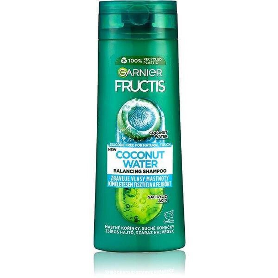 GARNIER FRUCTIS COCONUT WATER șampon 1×250ml, șampon pentru păr