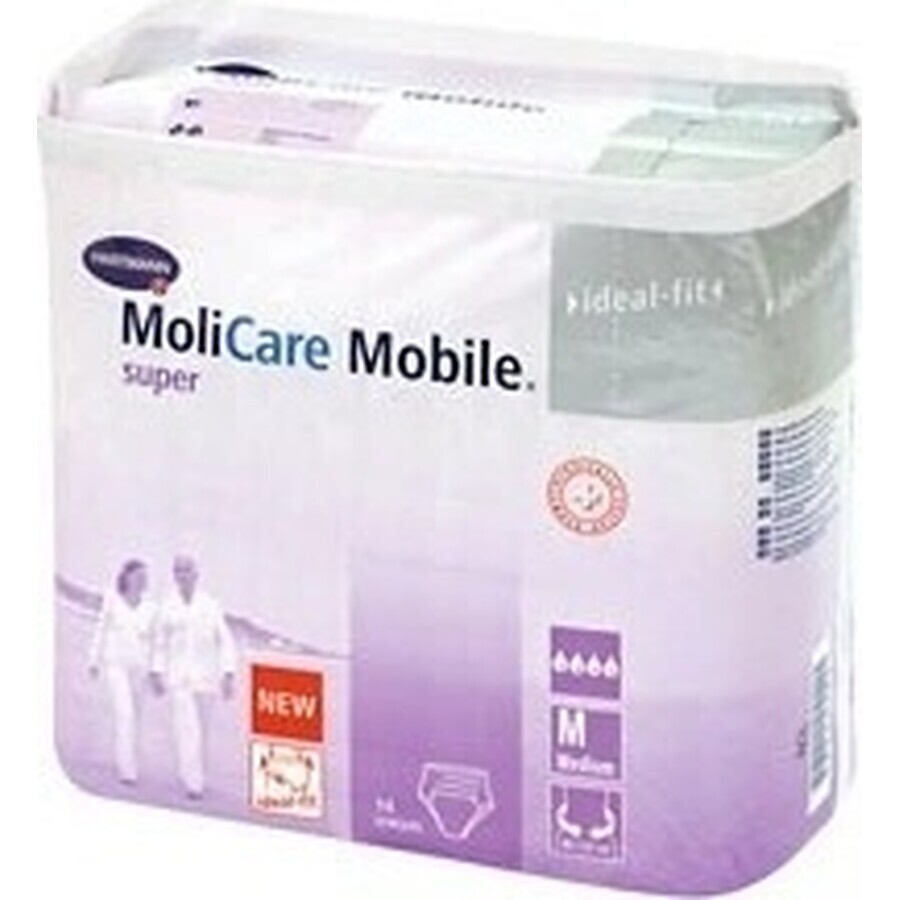 MoliCare MOBILE Super M (Medium) 1×14 pcs, couches pour bébés