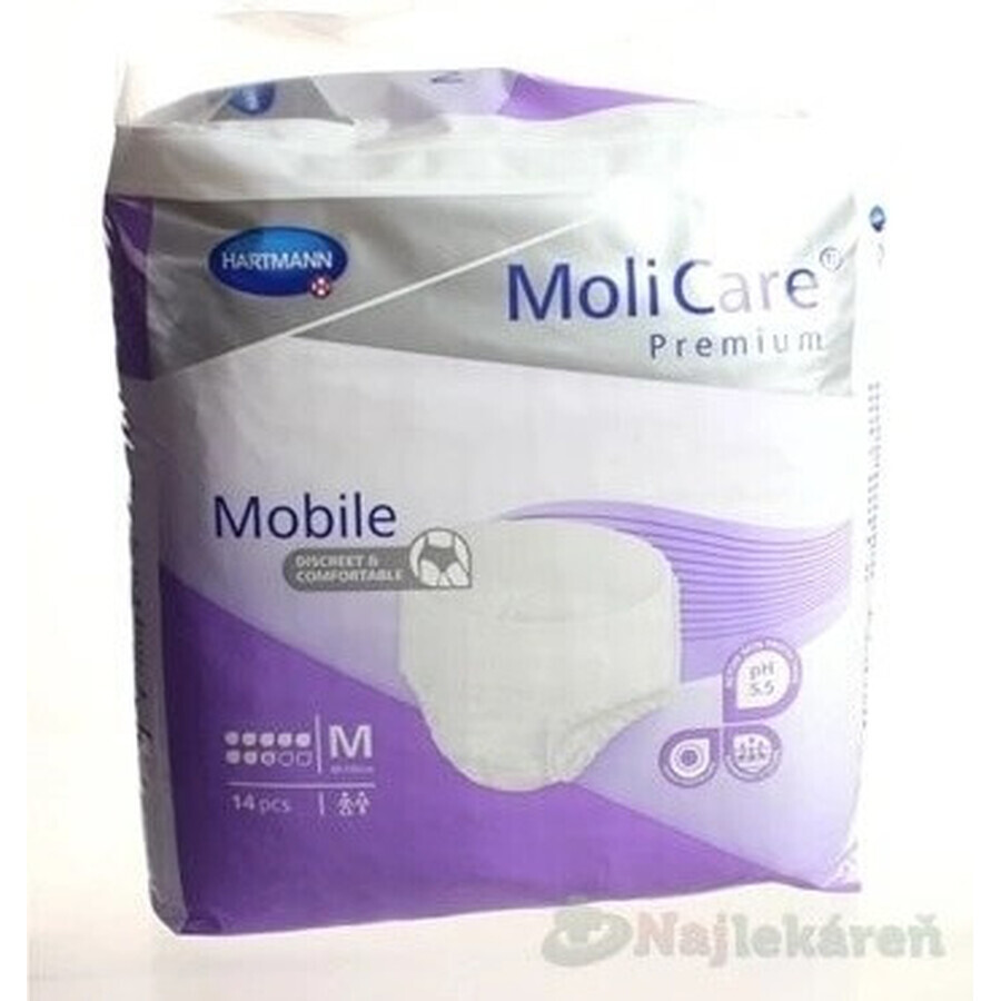 MoliCare MOBILE Super M (Medium) 1×14 pcs, couches pour bébés