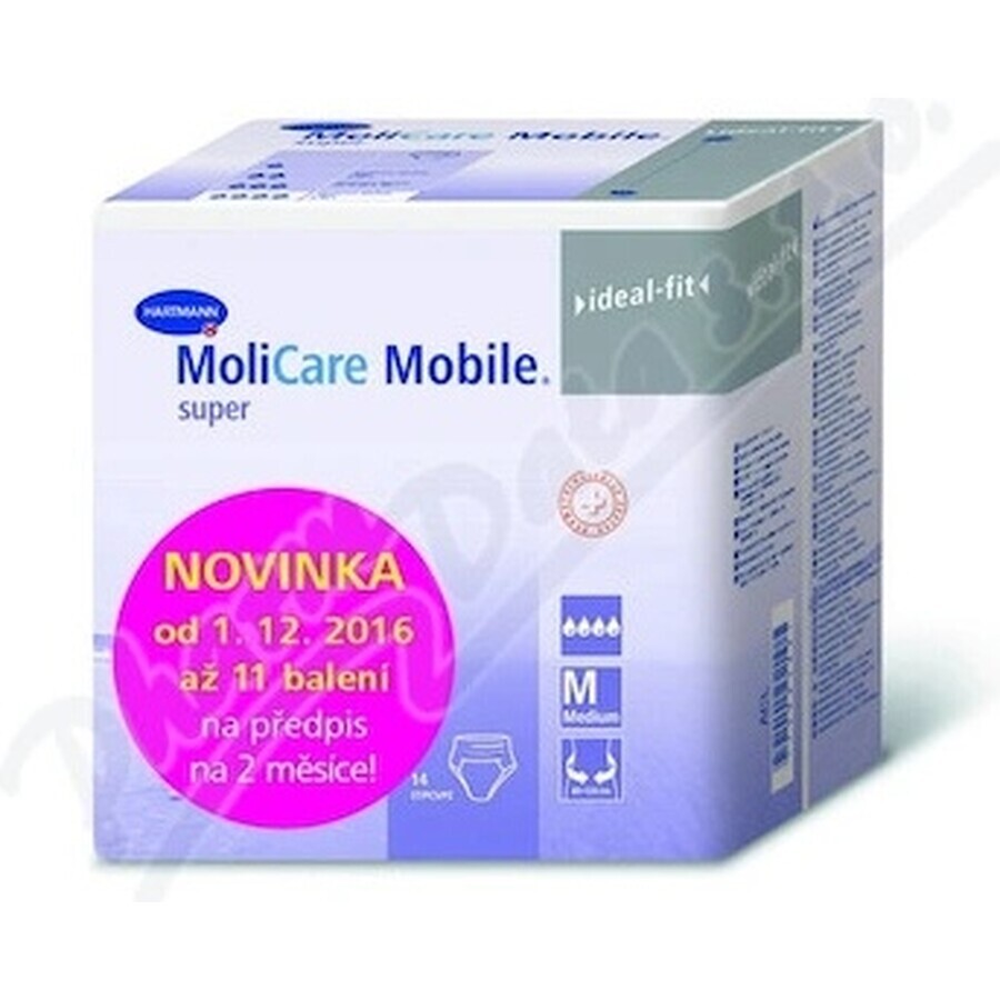 MoliCare MOBILE Super M (Medium) 1×14 pcs, couches pour bébés