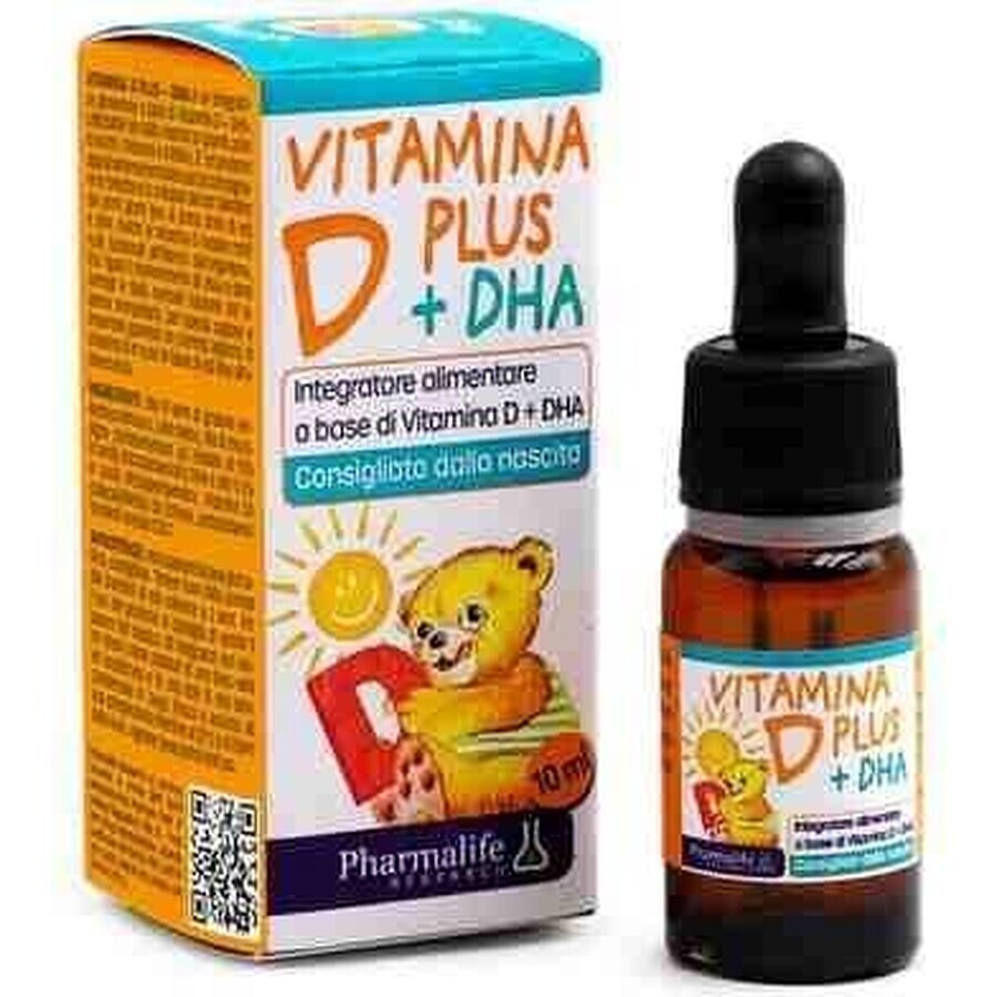 FITOBIMBI VITAMINE D PLUS DHA 1x10 ml, voedingssupplement