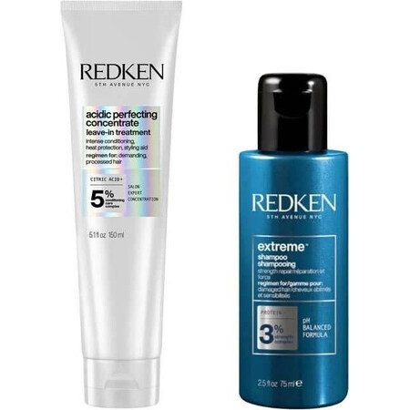 Redken Spülungsfreie Haarstärkungspflege ACIDIC ACIDIC Perfecting Concentrate 1×150 ml, Haarpflege