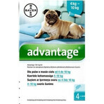 Advantix Spot-on voor honden van 4 tot 10 kg (4 pipetten) 4x1 ml