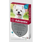 Advantix Spot-on voor honden van 4 tot 10 kg (4 pipetten) 4x1 ml