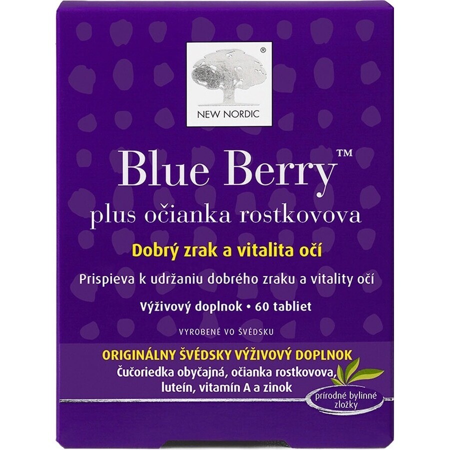 NEW NORDIC Blue Berry 1×60 tbl, food supplement