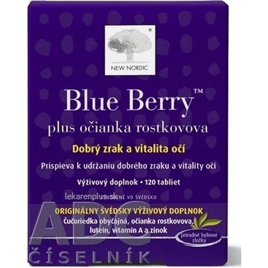 NEW NORDIC Blue Berry 1×60 tbl, food supplement