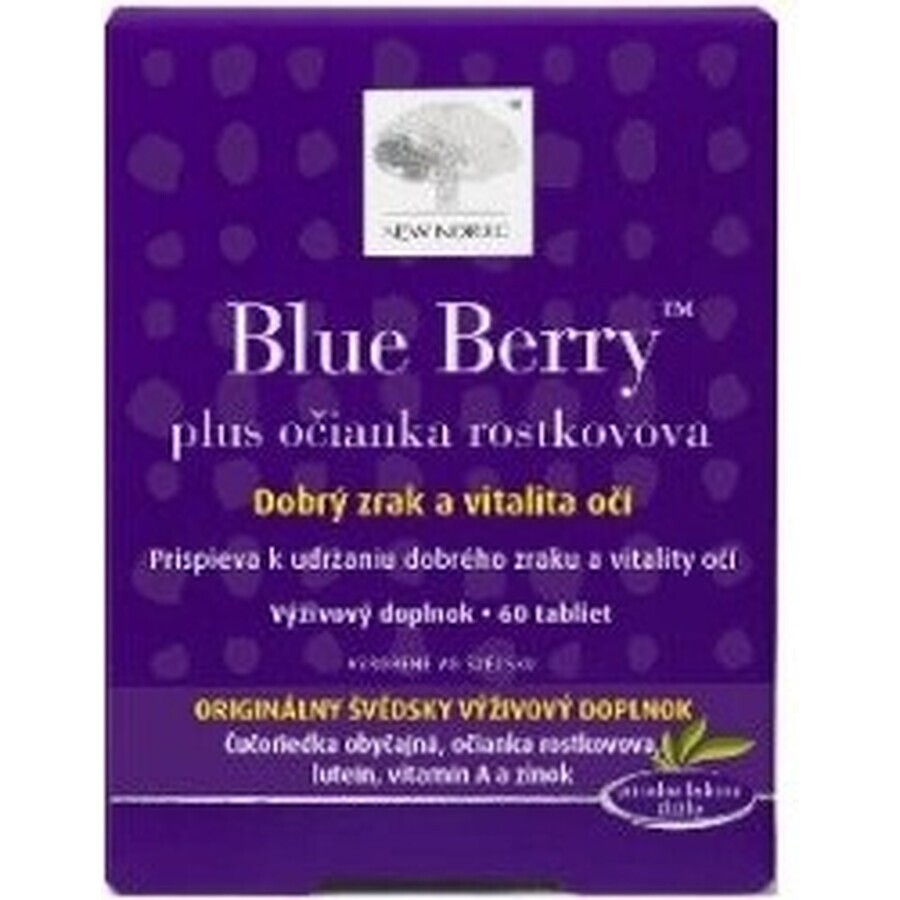 NEW NORDIC Blue Berry 1×60 tbl, food supplement