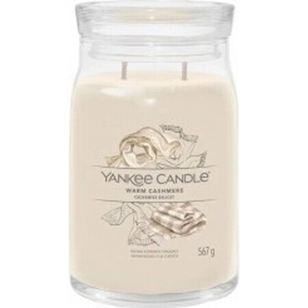 Yankee Candle Signature Large Warm Cashmere Candle 1×567 g Warm Cashmere 1×567 g, bougie parfumée