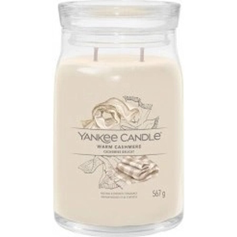 Yankee Candle Signature Large Warm Cashmere Candle 1×567 g Warm Cashmere 1×567 g, bougie parfumée