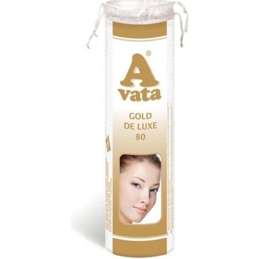 A GOUD DE LUXE wattenschijfjes cosmetica 1x80 stuks