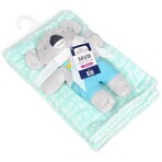 BABYMATEX Speelgoeddeken Koala Mint 75 x 100 cm 1×1 stuk, voor kinderen