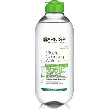 GARNIER Skin Naturals Eau micellaire 3in1 1×400 ml, eau micellaire