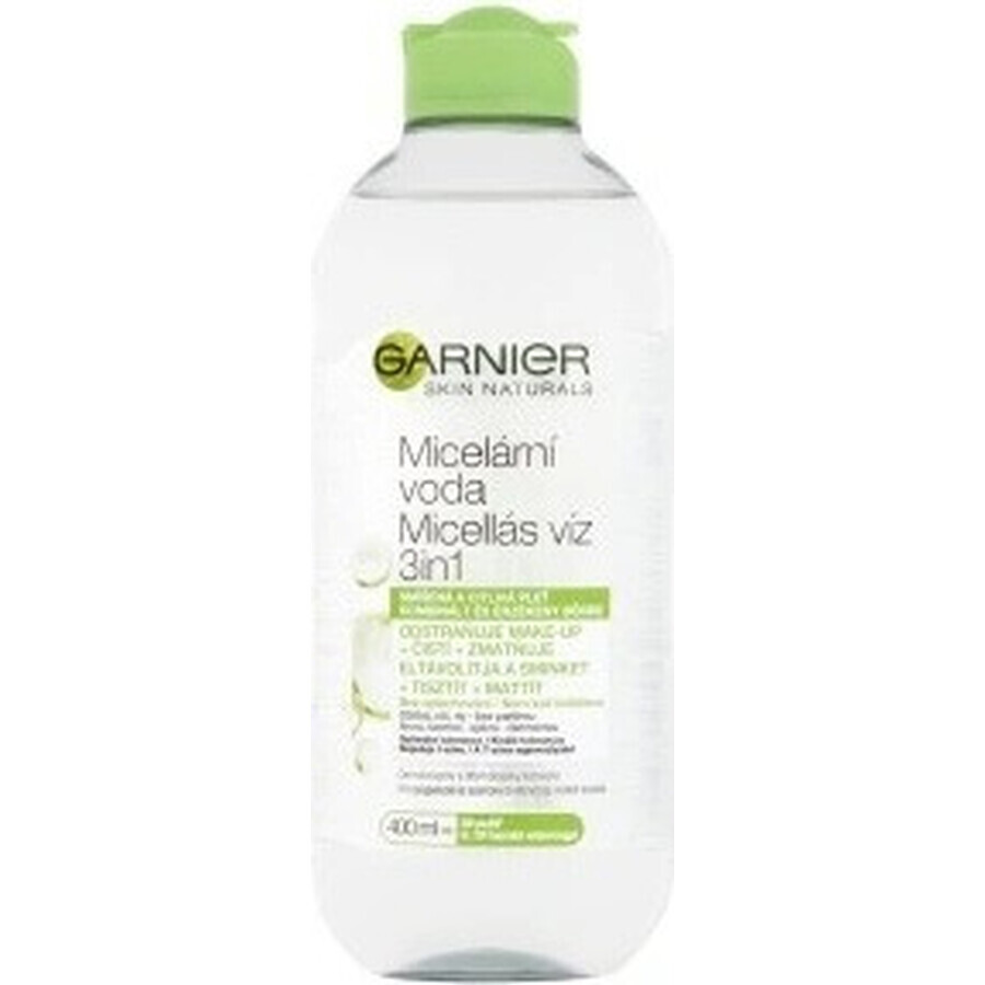 GARNIER Skin Naturals Eau micellaire 3in1 1×400 ml, eau micellaire