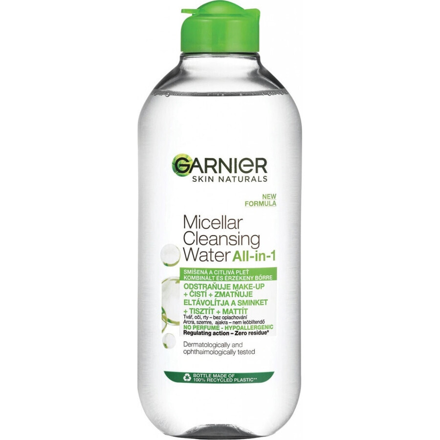 GARNIER Skin Naturals Eau micellaire 3in1 1×400 ml, eau micellaire