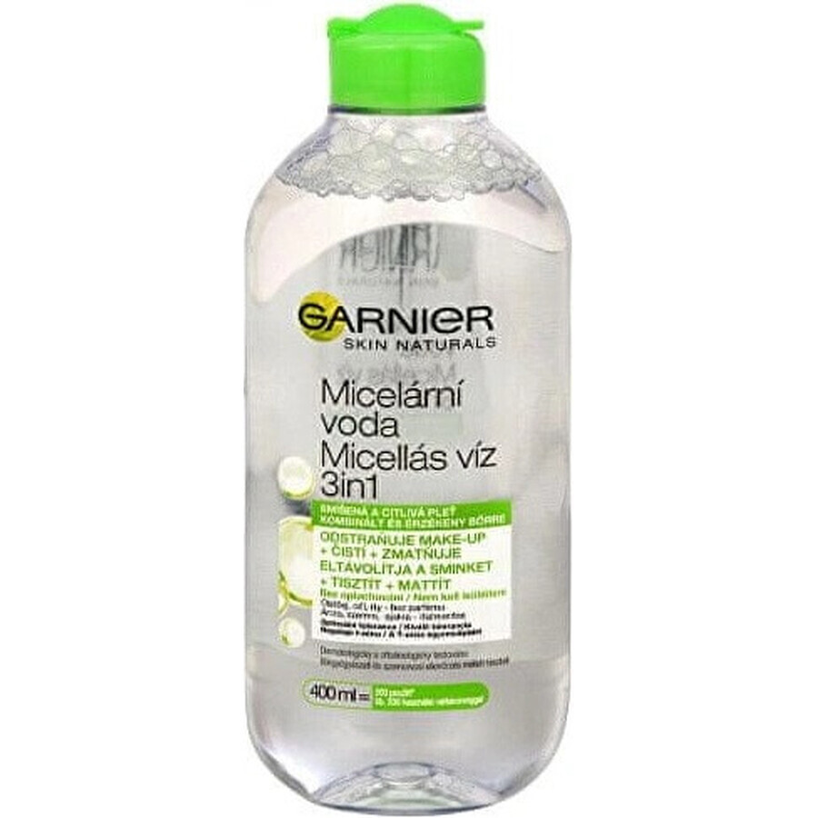 GARNIER Skin Naturals Eau micellaire 3in1 1×400 ml, eau micellaire