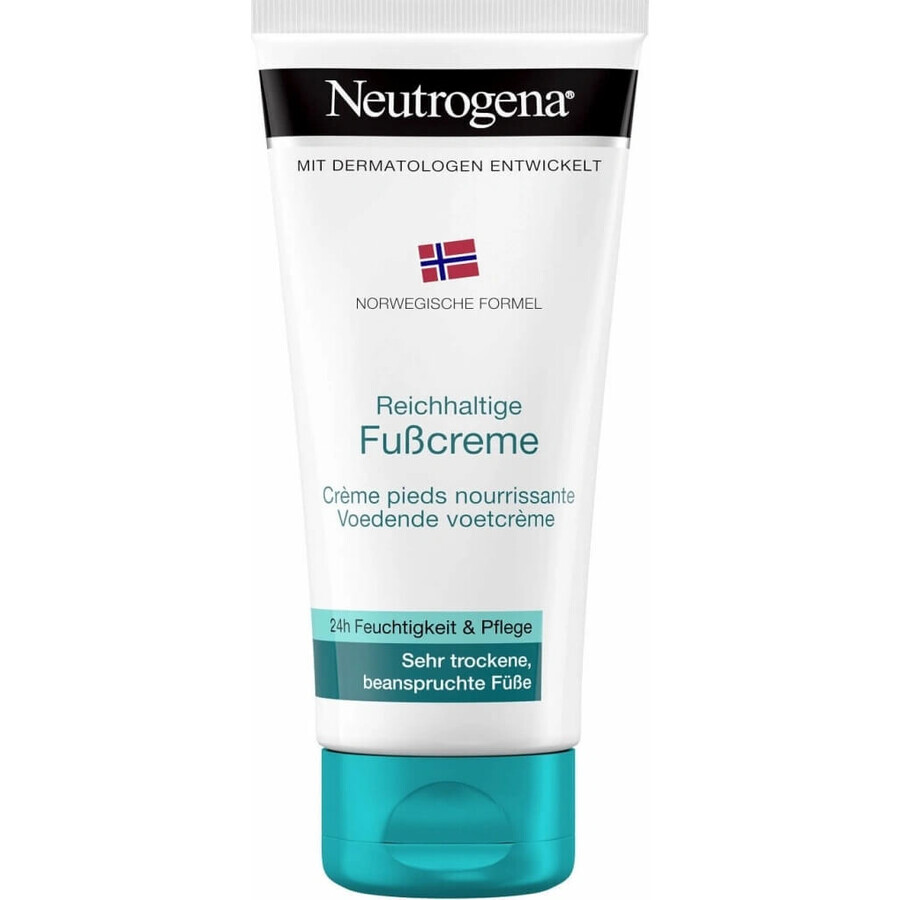 NEUTROGENA® Crème ultra nourrissante pour les pieds avec la formule norvégienne 1×100 ml, crème pour les pieds