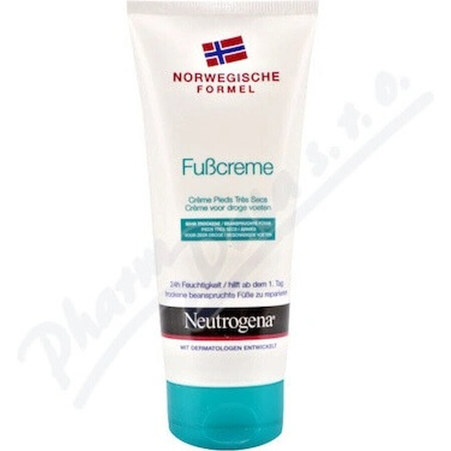 NEUTROGENA® Crème ultra nourrissante pour les pieds avec la formule norvégienne 1×100 ml, crème pour les pieds