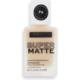 Revolution Relove, Foundation Supermatte F6, make-up 1×24 ml, make-up