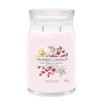 Yankee Candle Signature grote kaars Pink Cherry & Vanilla 1×567 g, geurkaars