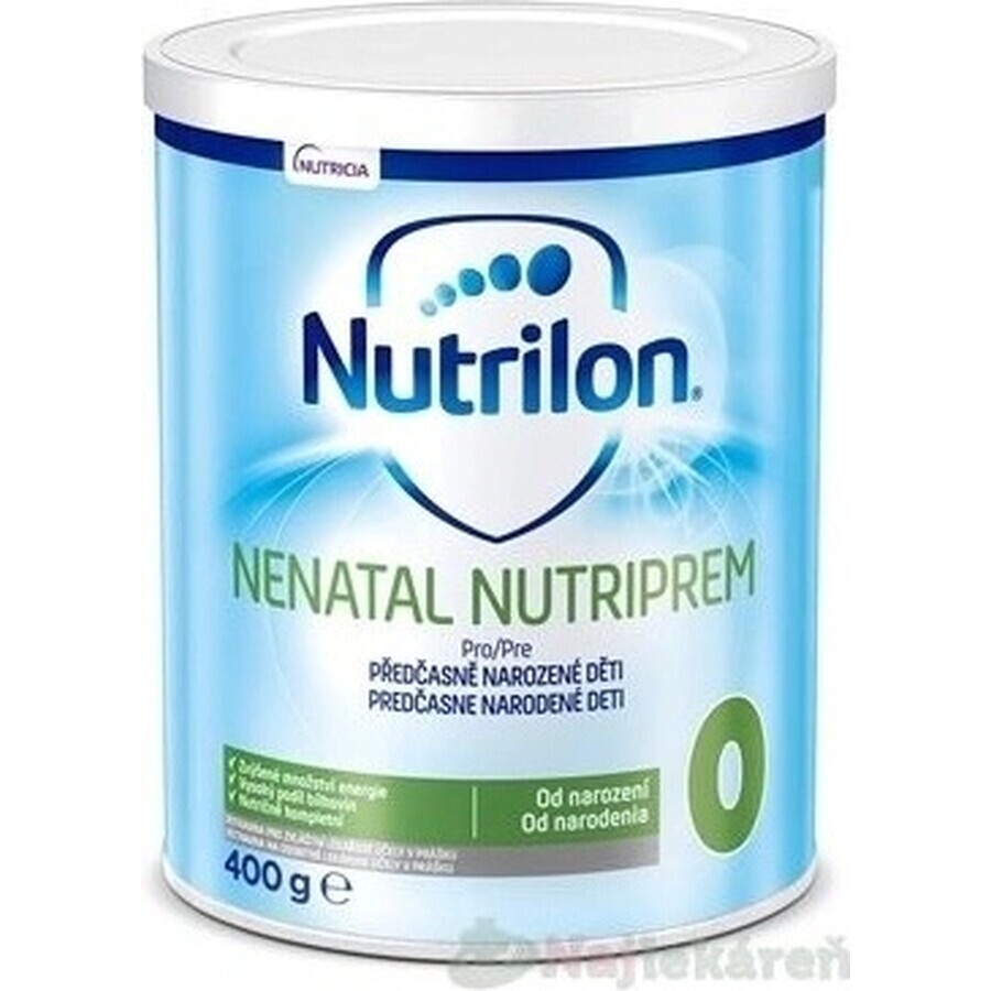 Nutrilon 0 NENATAL NUTRIPEM NENATAL 1×400 g, latte artificiale speciale in polvere (dalla nascita)