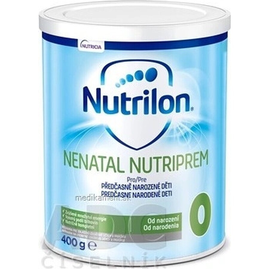 Nutrilon 0 NENATAL NUTRIPEM NENATAL 1×400 g, latte artificiale speciale in polvere (dalla nascita)