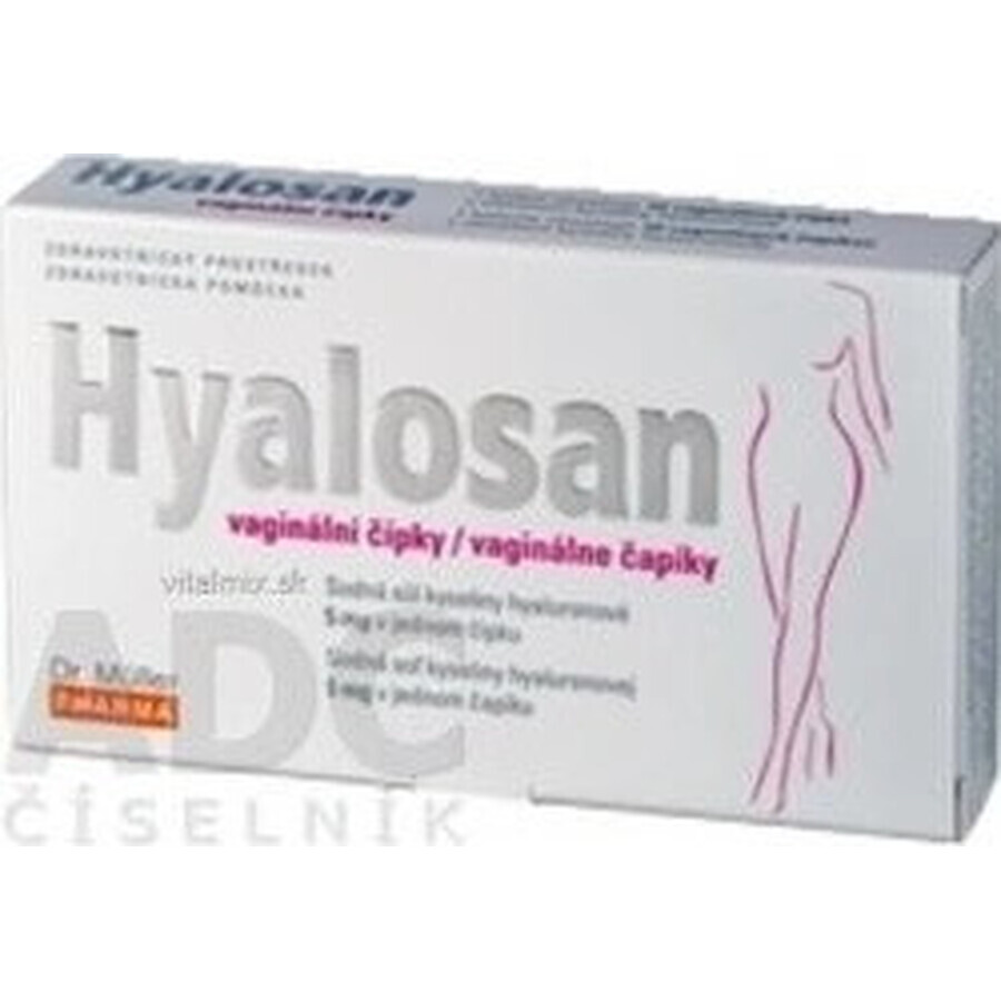 Dr Müller HYALOSAN Gel vaginal 10×7,5 ml, tubes