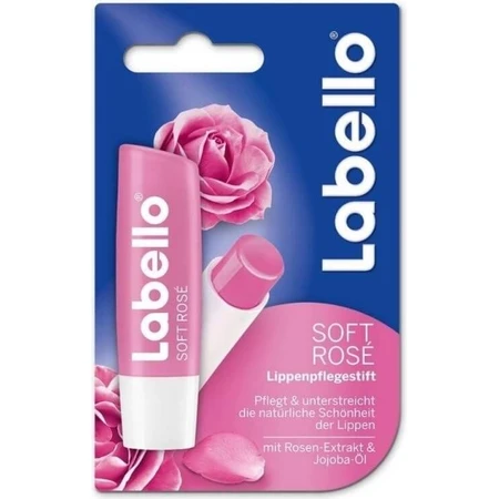 Labello SOFT ROSÉ 1×4,8 g, Lippenbalsam