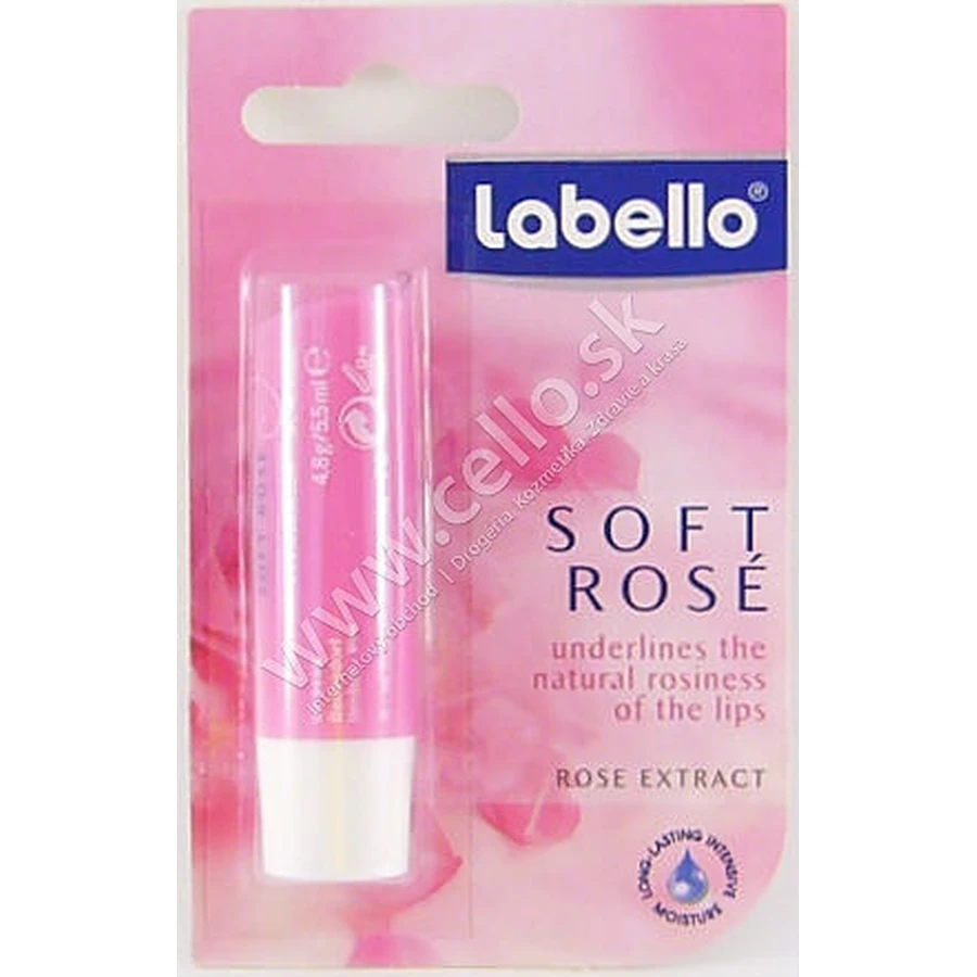 Labello SOFT ROSÉ 1×4,8 g, Lippenbalsam