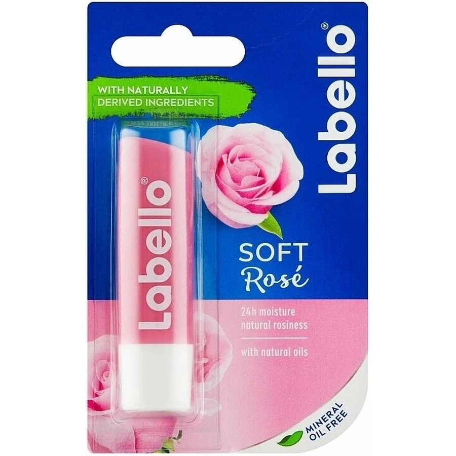 Labello SOFT ROSÉ 1×4,8 g, Lippenbalsam