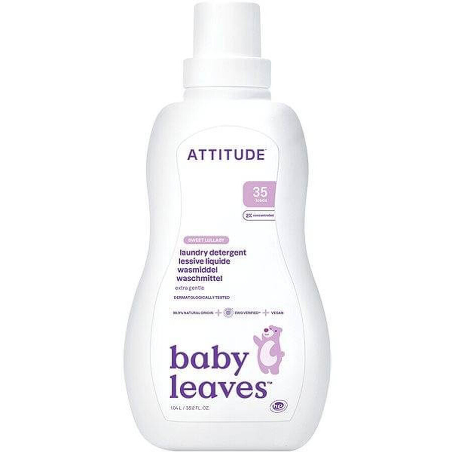 ATTITUDE Gel lavavajillas Sweet Lullaby 1×1050 ml, Gel lavavajillas con sabor a Sweet Lullaby