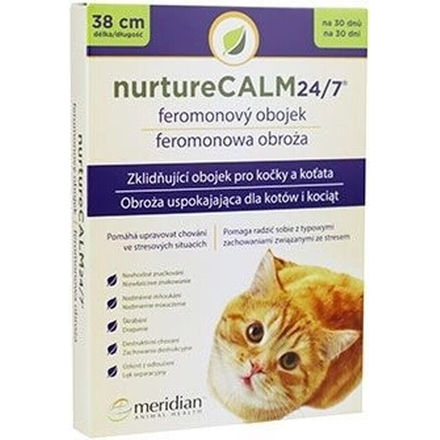 Sergeants Feromonenhalsband Voor Katten 1×35 cm, kalmerende halsband voor katten en kittens