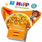 HiPP Paella biologica con verdure e pollo dal Regno Unito. 1 anno 1×250 g antipasto di verdure e carne per bambini