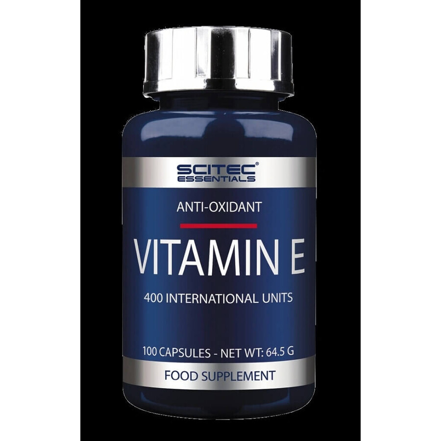 Scitec Nutrition Vitamina E 1×100 cps, integratore alimentare