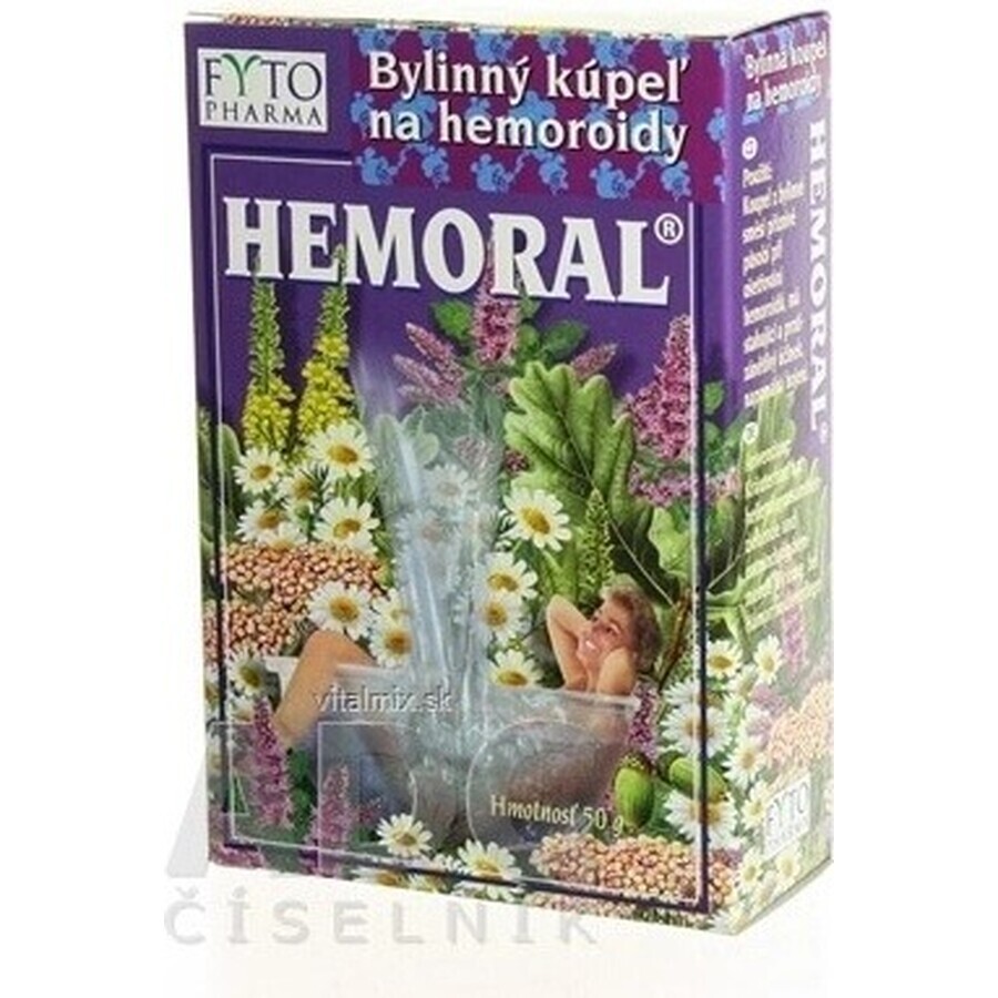 FYTO HEMORAL 1×50 g, baño de hierbas