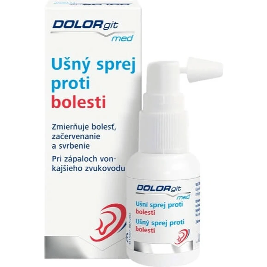 DOLORgit spray auricolare al miele per il dolore 1×20 ml, spray auricolare