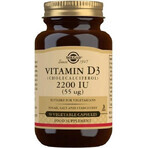 Solgar Vitamin D3 2200 IU 50 Kapseln 1×50 tbl, Nahrungsergänzungsmittel