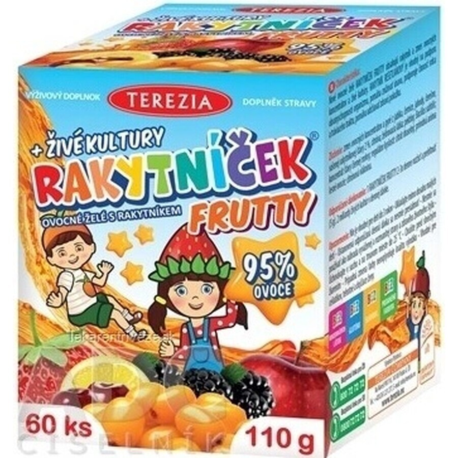 TEREZIA CANCRO FRUTTY + fermenti vivi 1×60 pz, integratore alimentare per bambini