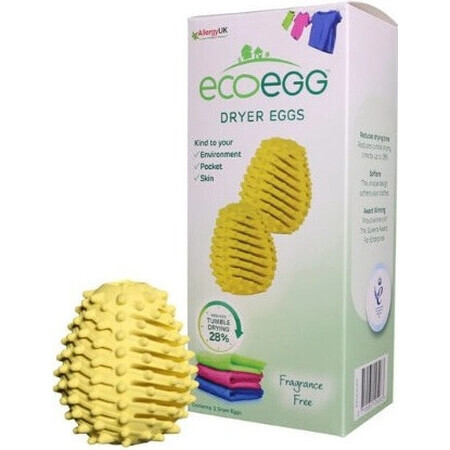 Ecoegg Geurvrije Wasdroger Eieren 1×2 stuks, Wasdroger Eieren