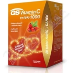 GS Vitamin C 1000+cones, 100+20 tbl 1×100+20 tbl, nutritional supplement