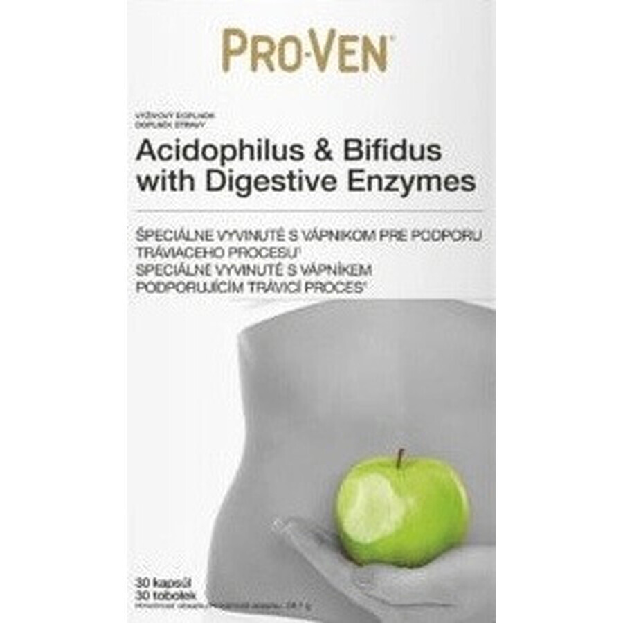 Pro-Ven Acidophilus & Bifidus 1×30 cps, voedingssupplement