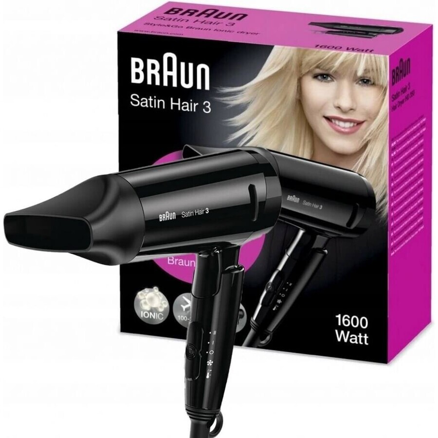 Braun Satin Hair 3 Hd 350 To Go 1pc 1×1 1pc sèche-cheveux