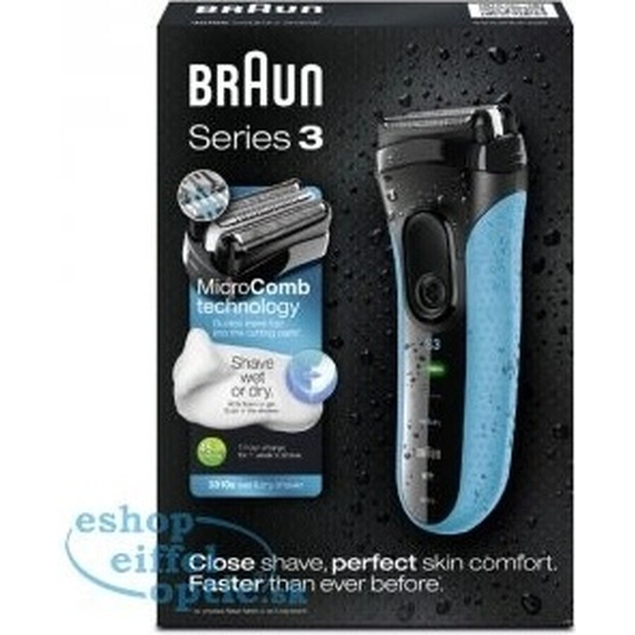 BRAUN Series 3 3010s W&D Series 3010s 1×1 pc, rasoir