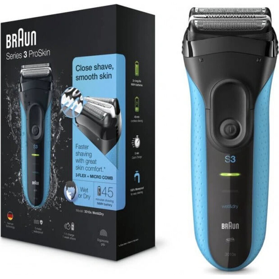 BRAUN Series 3 3010s W&D Series 3010s 1×1 pc, rasoir