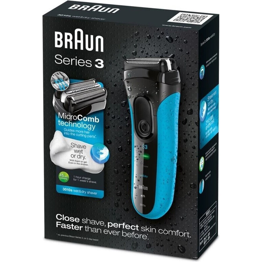 BRAUN Series 3 3010s W&D Series 3010s 1×1 pc, rasoir