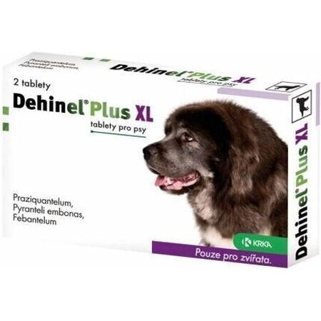 DEHINEL PLUS XL 2TBL A.U.V. 1×2 tbl, medicament pentru câini